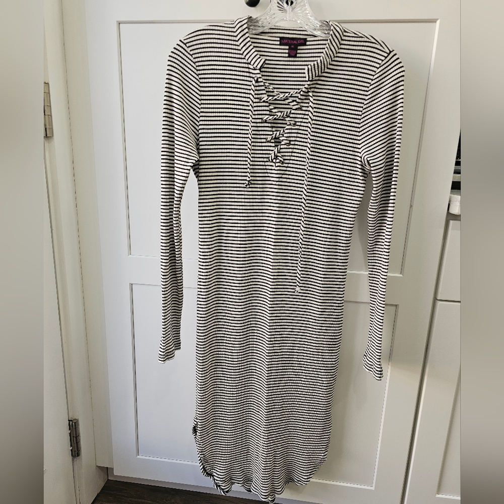 Girl's Material Girl Striped Dress, Sz XL
